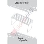 Dükkanönü Simple Dolap Içi Organizer Raf Mutfak Masası Tezgah Üstü Düzenleyici Küçük
