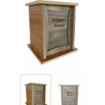 Dülger Ahşap Ahşap Dispenser Peçetelik Restaurant Otel Cafe - Acı Kahverengi
