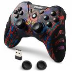 DuLingKer PC Controller kablosuz, PS3 Controller PC Gamepad, Hall Effect Joystick ve Dual Vibration, 2,4G kablosuz oyun kumandası, Windows 11 10 8 7, PS3, Android TV, Steam, Raspberry Pi için