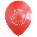 Duman Atom Balon 100Lü 23 Nisan Baskılı