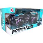 Duman Çıkaran Full Fonksiyon Şarjlı Formula 1 1:12 Ölçek Büyük Boy Uzaktan Kumandalı Oyuncak Araba - Mor