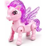 Duman Oyuncak Işıklı Kanatlı Unicorn Oyuncak Hareketli Bacaklı, Sesli & Eğlenceli Pony Oyuncağı - Mor