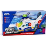 Duman Oyuncak Işıklı Müzikli Polis Helikopter Oyuncak – Hareketli Pervane, 3+ Yaş - Beyaz