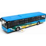 Duman Oyuncak Oyuncak Şehir Otobüsü 17 cm – Çek Bırak (Sürtmeli) Metal Görünümlü City Bus - Mavi