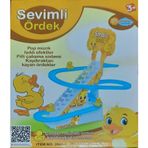 Duman Oyuncak Pilli Merdivenli Ve Kaydıraklı Ördek Sarı Set