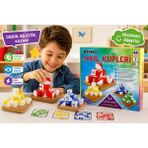 Duman Oyuncak Renkli Akıl Küpleri Zeka Oyunu – 54 Kartlı Eğitici Puzzle Oyunu (8+ Yaş, 2-4 Oyuncu) - Çok Renkli