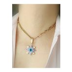 Dumledo Mor Ok Figürleri Gold Klipsli Kolye Ucu Charm | 925 Ayar Gümüş