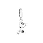 Dumledo Steteskop Charm | 925 Ayar Gümüş