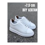 DUMMET Gizli Topuklu Yüksek Taban +7.5 cm Boy Uzatan Hakiki Deri Erkek Ayakkabı|Gizli Topuk Erkek Ayakkabı