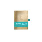 DuMont Kalenderverlag Brigitte altın takvim 2025 cep ajandası, 10 x 14 cm, Brigitte altın klasiği, ünlü kişilerin alıntılarını içeren randevu takvimi, çıkarılabilir ekstra telefon kaydı ve adres parçası