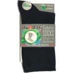 Dündar 0621 unısex Bambu Soket Diyabetik socks Çorap 6lı - Siyah - 36 - 40