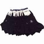Dündar 12 Adet Unisex Patik Dikişsiz Cotton Plus Çorap - 36 - 40 - Siyah