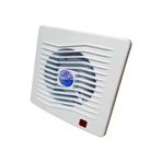 Dündar 18.5x18.5 cm L-12 2100 D/D 220 230 Volt Monofaze Ev Tipi Plastik Banyo Tuvalet Fanı Lüks Aspiratör