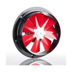 Dündar 35 cm D 35 1285 D/D 220 230 Volt Monofaze Ev Tipi Baca ve Duvar Aksiyal Fanı Kapaksız Aspiratör