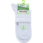 Dündar Çorap 4131 Dündar Erkek Bambu Konç Patik 12LI Paket Beyaz