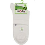 Dündar Çorap Plus Erkek Bambu Konç Patik Beyaz 6'lı 4131 - 40 - 44