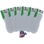 Dündar Dikişsiz Bambu Plus Erkek Sneaker - D003 6 Adet Beyaz - 40 - 44 - Beyaz - Beyaz