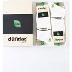 Dündar Erkek Bambu Dikişsiz 40-44 Numara Yazlık Uzun Çorap 12 Li Paket - Beyaz - 40 - 44