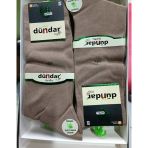 Dündar Erkek Bambu Yazlık Uzun İnce Çorap 5534 - 12 Adet Vizon 40-44