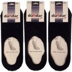 Dündar Erkek Penye Babet Çorap - 6 Adet - 41 - 45 - Siyah