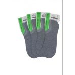 Dündar Erkek Plus Sneaker Dikişsiz Kokulu Bambu Patik Çorap 6883 - 12 Adet - 40 - 44 - Gri