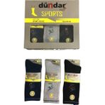 Dündar Erkek Plus Sports Tenis Taba Havlu Çorap - 12 Adet - 40 - 45 - Renkli