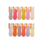 Dündar Kadın Modal Plus Pastel Renk Sneaker Çorap 6876 - 6 Adet Karışık Renk 36-40