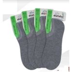 Dündar Plus 6883 Erkek Bambu Snecker Kokulu Çorap 6 Adet - 41 - 45 - Gri
