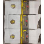 Dündar Plus 7101 Erkek Tenis Çorap 12 Adet - Beyaz - 40 - 45