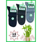 Dündar Plus Plus Erkek Bambu Orta Konç Dikişsiz Çorap Asorti 40-44 - 40 - 44 - Siyah - Gri