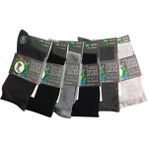 Dündar Unisex 6"lı Karışık Renk Bambu Dikişsiz Sıkmayan Çorap - 36 - 40 - Renkli