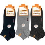 Dündar Unisex 6"lı Karışık Renkli Modal Plus Patik Çorap 4506 - 36 - 40
