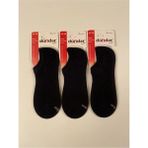 Dündar Unisex Sneaker Dikişsiz Çorap Plus Penye 3'lü - 36 - 40 - Siyah