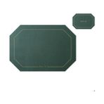 Dunk Adet Placemats Bardak Altlığı Seti Pu Suni Deri Zarif Yer Paspasları Kaymaz Yıkanabilir Isıya Dayanıklı Masa Paspasları Dinging Mutfak Için | Paspaslar ve Pedler (Yurt Dışından)