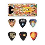 Dunlop Jimi Hendrix Collector Series Pick Tins 12 Adet - Medium-Bold as love Pena