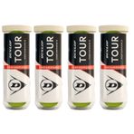 Dunlop Tour Performance 3'Lü 4 Kutu Tenis Topu