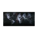 Dünya 1 Oyuncu Mouse Pad 70X30 cm Kaymaz Dikişli - Altın