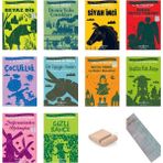 Dünya Çocuk Klasikleri 8-13 Yaş Ilkokul ve Ortaokul Okuma Kitapları 10LU Set 4+Telefon Tutucu+Okuma Ayracı ( Siyah İnci - Beyaz Diş -Demiryolu Çocukları - İnsan Neyle Yaşar