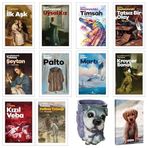 Dünya Edebiyatı Kütüphanesi 10 Kitap ve Dekoratif Köpek Kalemlik - Masum Köpek Planlama Defteri