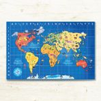 Dünya Haritası Büyük- 150CM x 100CM ( Okul Öncesi )