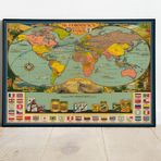 Dünya Haritası Posteri 60x90 cm AMC153