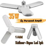 Dünya Led 35W LED Pervane Kristal Ampul 1XE27 6500K - Beyaz