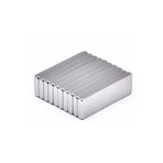 Dünya Magnet 10 Adet 30Mm X 10Mm X 3Mm Süper Güçlü Yuvarlak Neodyum Mıknatıs