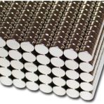 Dünya Magnet 10 Adet 6mm x 3mm Yuvarlak Güçlü Neodyum Mıknatıs Magnet - Gümüş