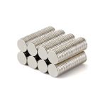 Dünya Magnet 10 Adet Neodyum Mıknatıs 7 x 1,5 mm Yuvarlak Magnet - 1 Adet - Renkli