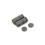 Dünya Magnet 100 Adet 15X3 Yuvarlak Ferrit Mıknatıs, Çok Amaçlı Süsleme Mıknatısı