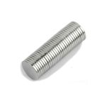 Dünya Magnet 100 Adet Çap 10Mm X Kalınlık 1Mm Yuvarlak Güçlü Neodyum Mıknatıs