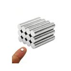 Dünya Magnet 100 Adet, Yuvarlak Neodyum Mıknatıs, 5X1 Mm, Mini Neodyum, Magnet