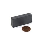 Dünya Magnet 12 Adet 40X25X10 Köşeli Ferrit Kömür Seramik Magnet Mıknatıs
