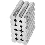 Dünya Magnet 150 Adet 6x1,5 mm Yuvarlak Güçlü Neodyum Mıknatıs